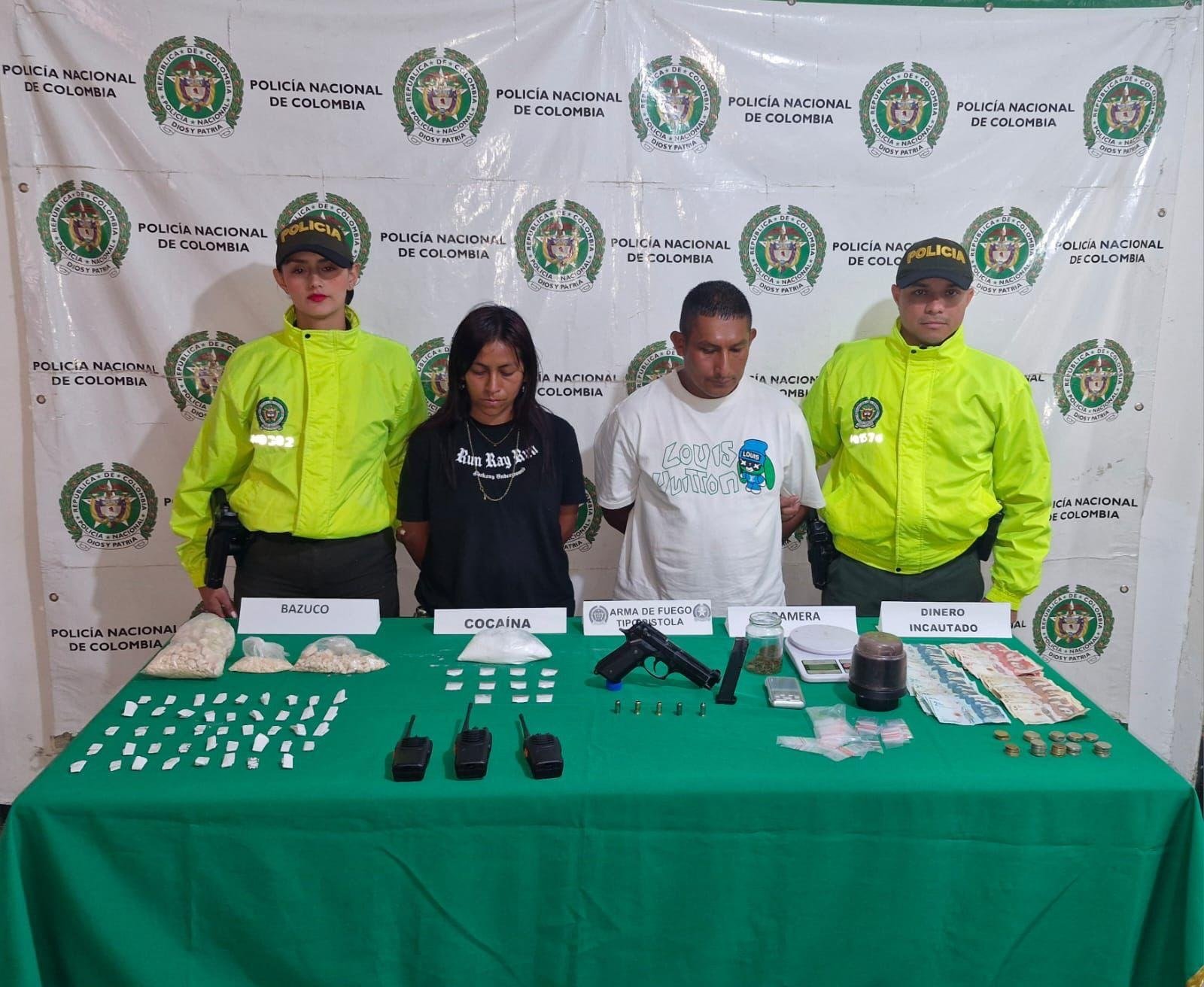 Policía desmantela banda de microtráfico en San Agustín: dos detenidos