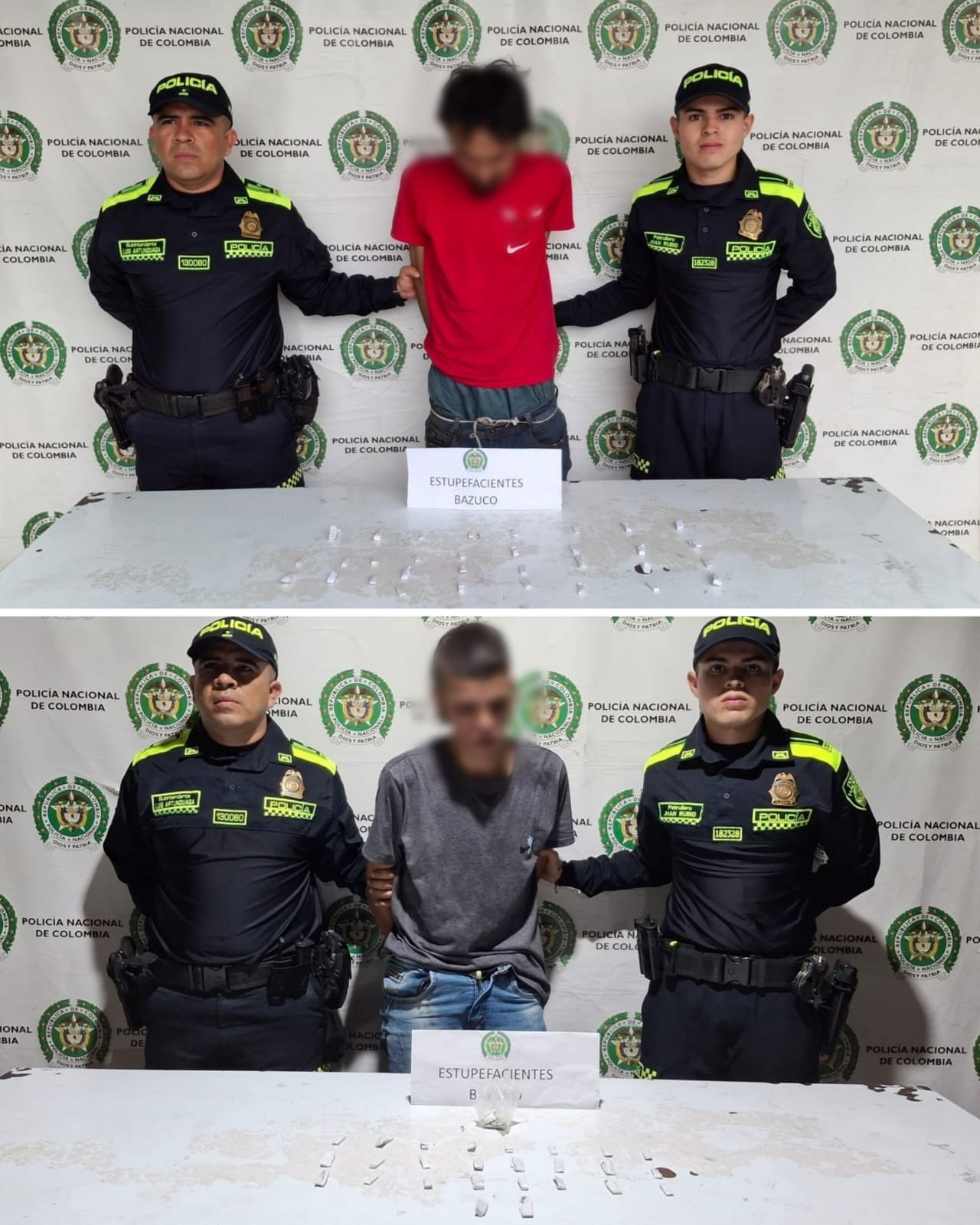 En Garzón, dos capturados en operativos contra el tráfico de drogas