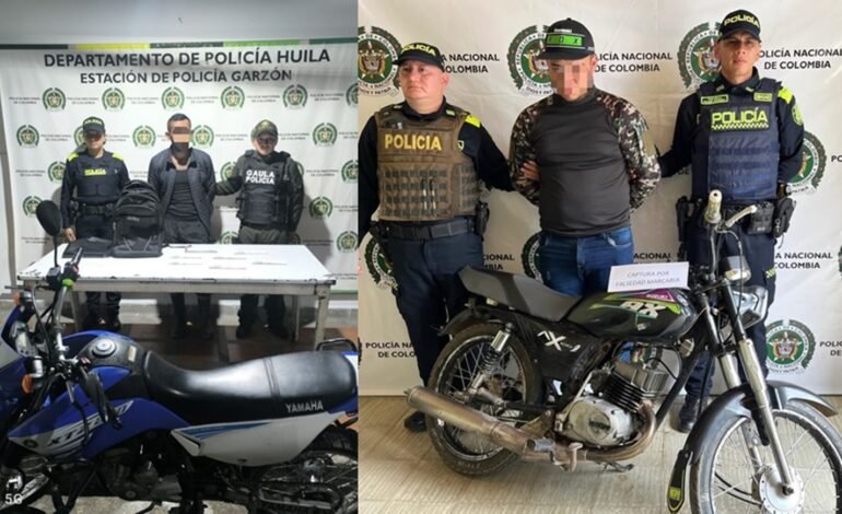 Fuerte golpe a la delincuencia en el Huila: 47 capturados en operativos de seguridad