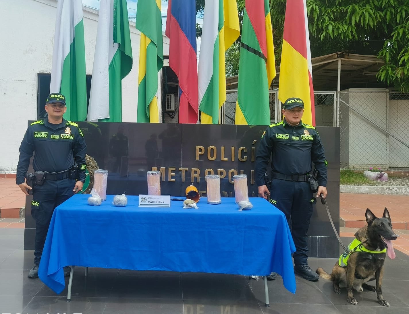 Marihuana oculta en tubos de PVC: Policía frustra intento de tráfico en Neiva