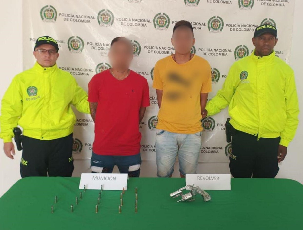 En Aipe se fortalecen los controles, con la captura de dos sujetos fuertemente armados