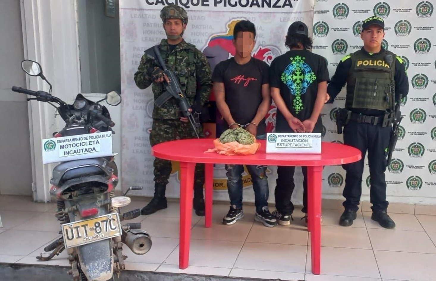 Policía del Huila logró 28 capturas este fin de semana
