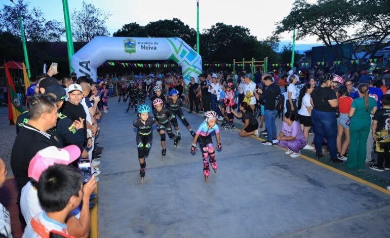 Comuna 10 de Neiva, estrena escenario deportivo gracias al alcalde Casagua