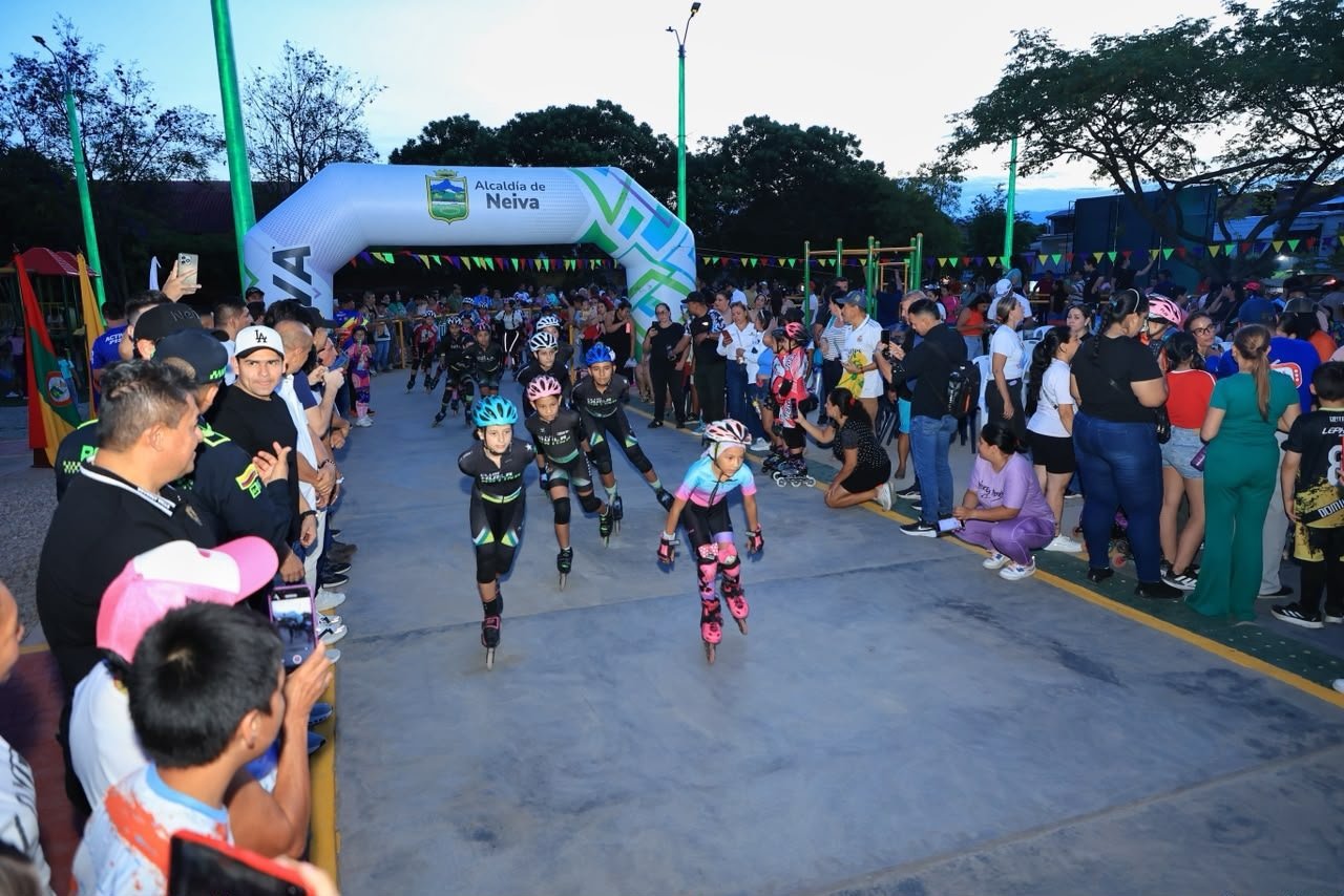 Comuna 10 de Neiva, estrena escenario deportivo gracias al alcalde Casagua